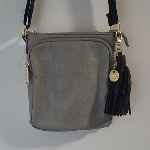 Steve Madden Gray Crossbody Bag with Tassel Charm